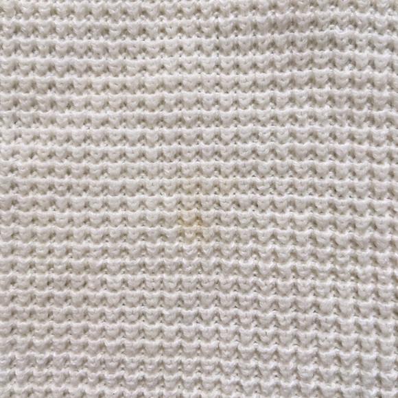 White warm turtleneck sweater dress - Picture 4 of 4